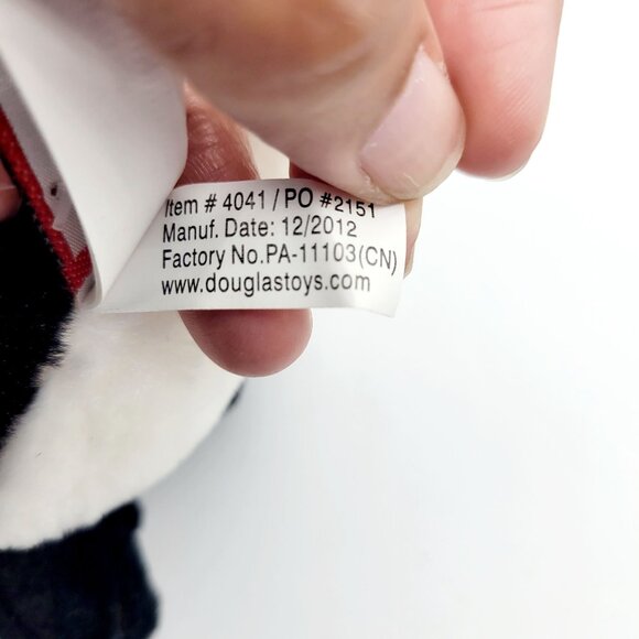Douglas Cuddle Toys Bibs the Emperor Penguin Stuffed Animal Plush with Tags 8" - Picture 9 of 9